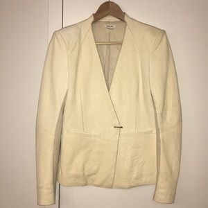 Helmut Lang leather blazer